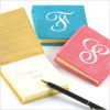 personalized silk note pad